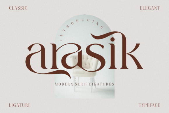 Arasik: A Refined Serif Font for Editorial Design