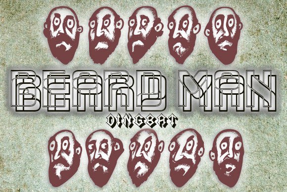 Beard Man: A Playful Typeface for Editorial Design