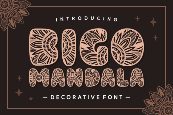 Bigo Mandala Font for Crafters