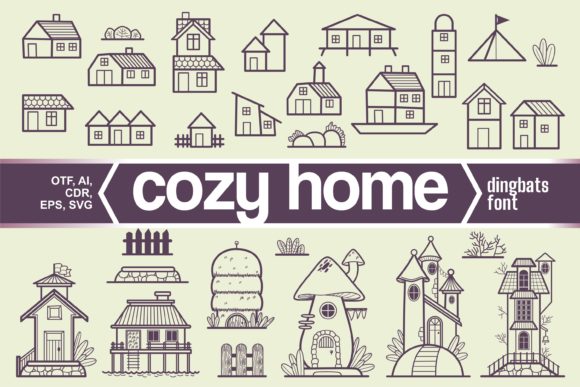 Cozy Home: The Dingbat Font That Elevates Campaigns