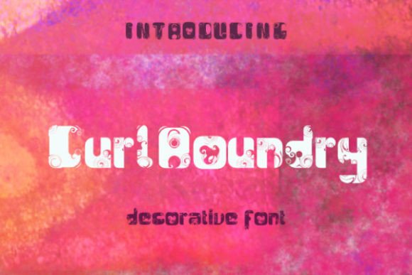 Curl Roundry: A Decorative Typeface for Branding