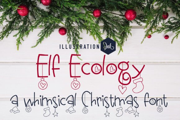 Elf Ecology: A Festive Display Font for Holiday Campaigns