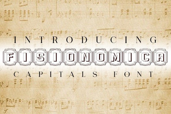 Fisionomica: The Perfect Capitals Font for Crafters