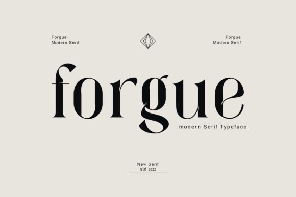 Forgue: A Timeless Serif Font for Branding