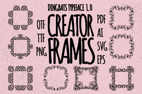 Frames Creator 1.0 Typeface for Web Design