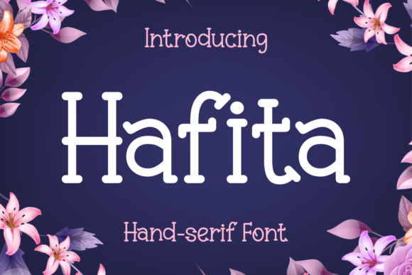 Hafita: A Playful Serif Font for Handmade Brands