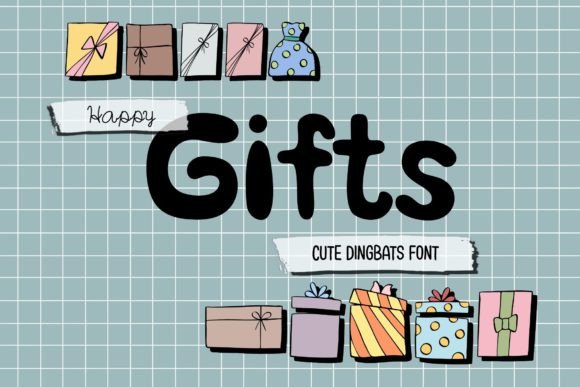 Happy Gifts Font: A Playful Typeface for Editorial Joy