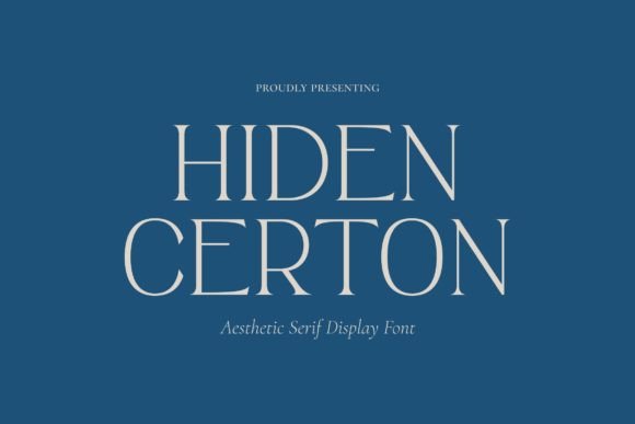 Hiden Certon: A Serif Font for Clear Campaigns