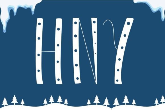 Hny: The Fresh Decorative Font for Scroll-Stopping Designs