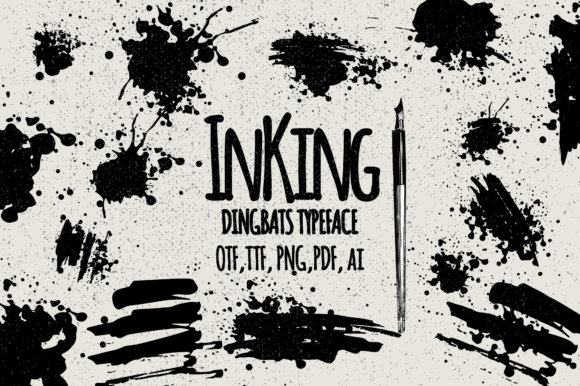 InKing Font: Elevating Web Design with Playful Dingbats