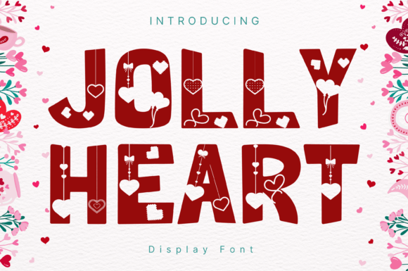 Jolly Heart Font Review: A Whimsical Typeface for Festive Brands