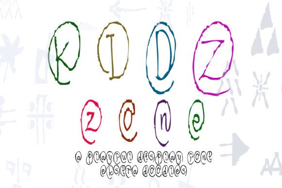 Kidz Zone Font for Playful Craft Designs