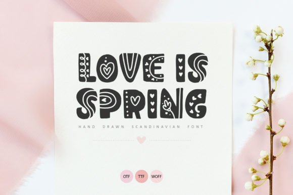 Love is Spring Font: A Fresh Typeface for Your Brand