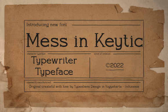 Mess in Keytic: A Serif Font That Sharpens Campaign Clarity