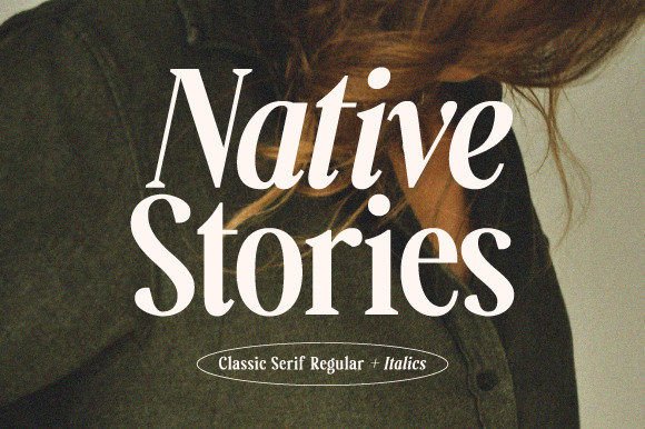 Native Stories Serif Font for Small Business Branding