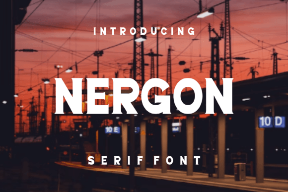 Nergon: A Unique Serif Font for Modern Web Design