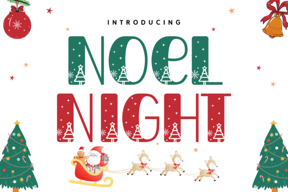 Noel Night: A Festive Typeface for Holiday Campaigns