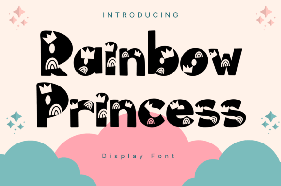 Rainbow Princess: A Whimsical Typeface for Editorial Design