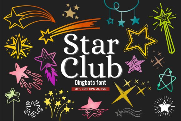 Star Club Font for Editorial Design