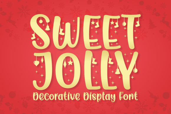 Sweet Jolly: A Festive Typeface for Crafters
