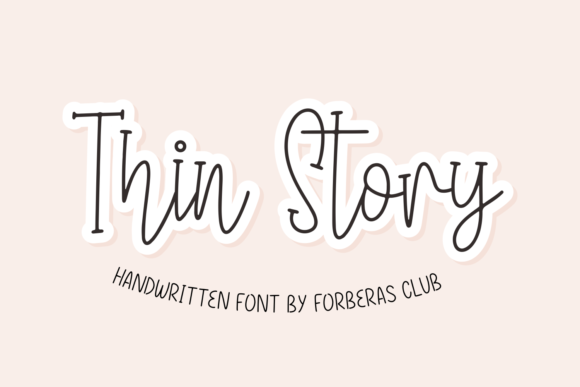 Thin Story Serif Font for Modern Web Design