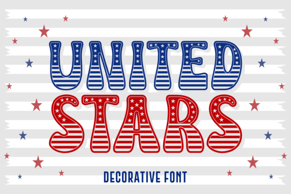 United Stars Font: A Patriotic Typeface for Web Design